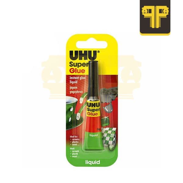 چسب مایع قطره ای سوپر گلو اوهو 3 گرمی UHU Liquil Super Glue