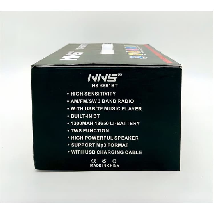 اسپیکر رادیو کلاسیک (چوبی) مدل NNS-6681BT — تصویر ۱۰