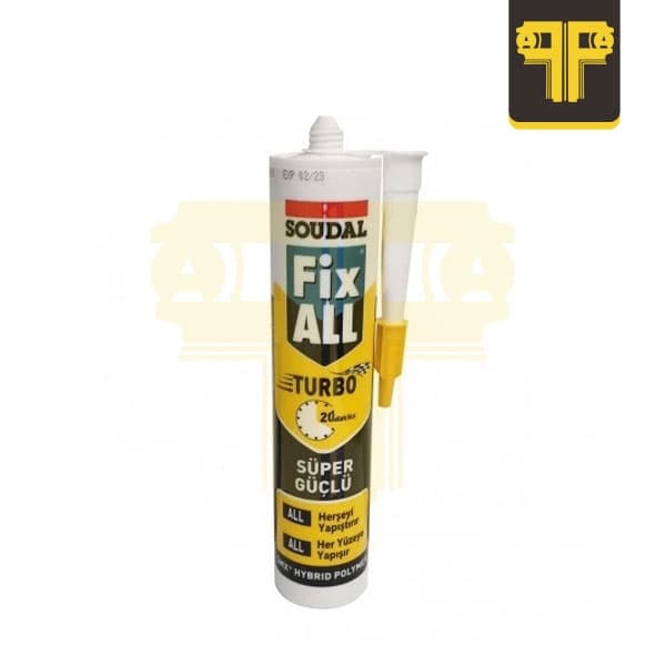 چسب مونتاژ هیبرید فیکس آل توربو سودال Soudal Fix All Turbo — تصویر ۲