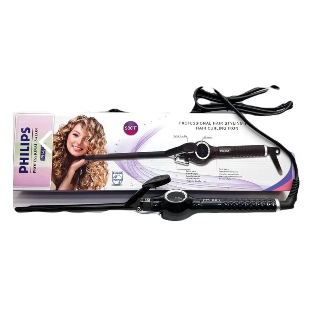 بابلس و فرکننده خودکاری و دیجیتالی 9 میلی متر یا همان سیم تلفنی فیلیپس در دو رنگ سفید و مشکی PHILIPS مدل PH-651 — تصویر ۵