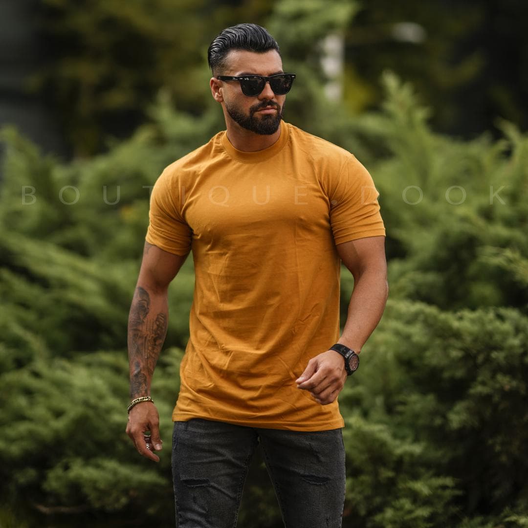 تی شرت نخ پنبه ساده — تصویر ۹