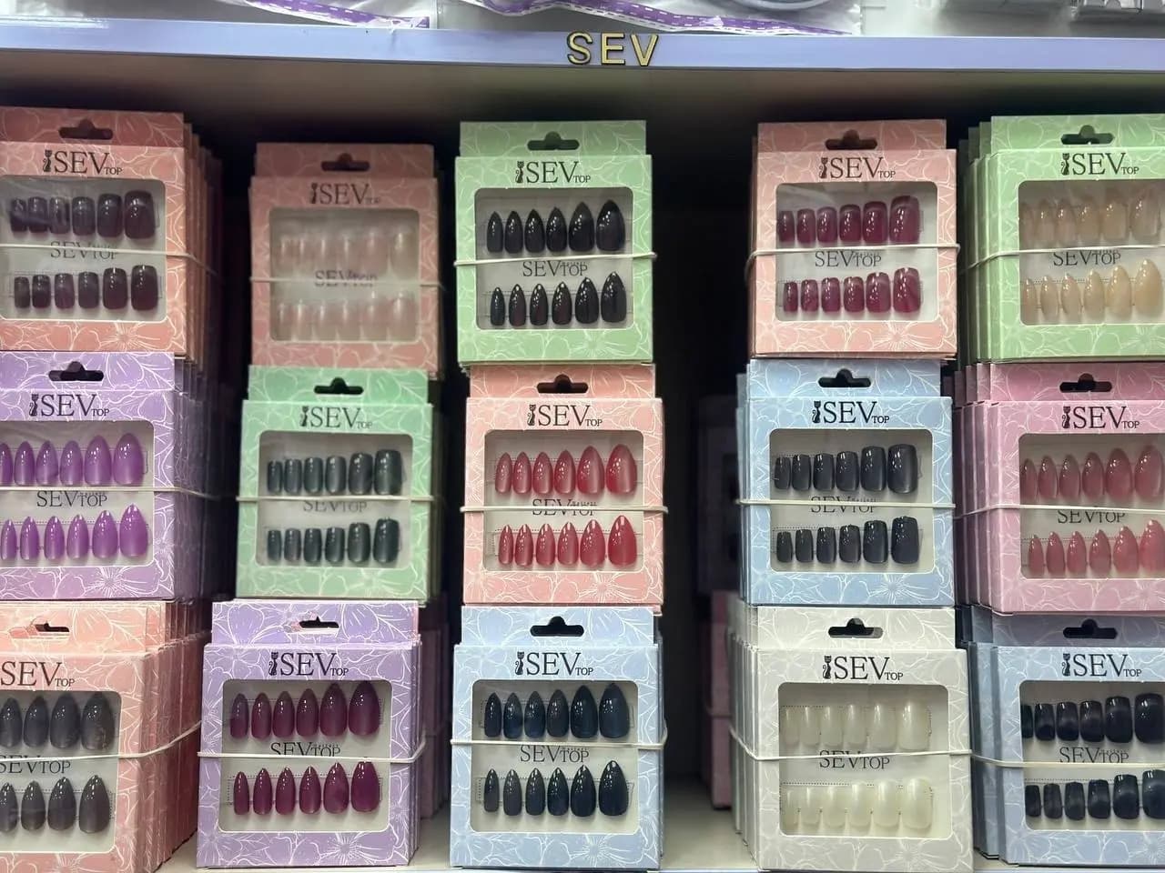 ناخن مصنوعی مدل کاشت ناخن ۱۲ جفتی برند SEV TOP — تصویر ۹