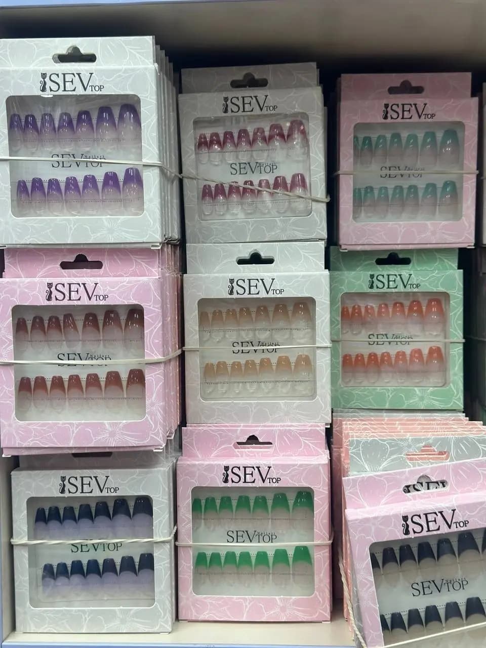 ناخن مصنوعی مدل کاشت ناخن ۱۲ جفتی برند SEV TOP — تصویر ۴