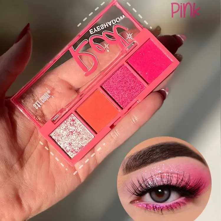 عمده پالت سایه ۴ رنگ مینیاتوری برند Strif Color — تصویر ۱۲