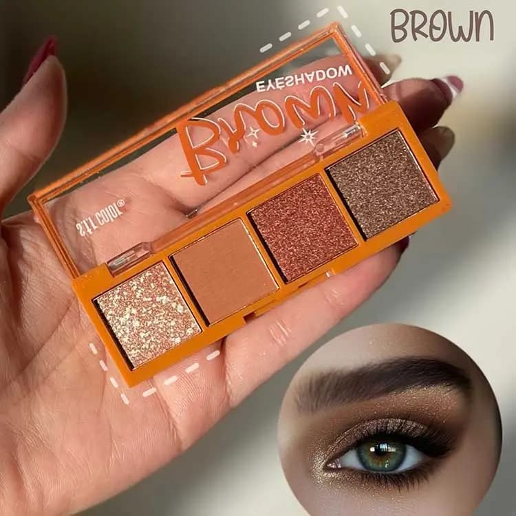عمده پالت سایه ۴ رنگ مینیاتوری برند Strif Color — تصویر ۱۰
