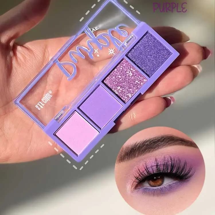 عمده پالت سایه ۴ رنگ مینیاتوری برند Strif Color — تصویر ۶