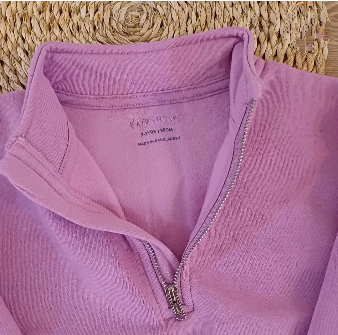 نیم زیپ بچگانه برند primark — تصویر ۶