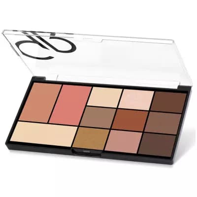 پالت چشم و صورت گلدن رز مدل City Style – شماره 01 (Warm Nude)
