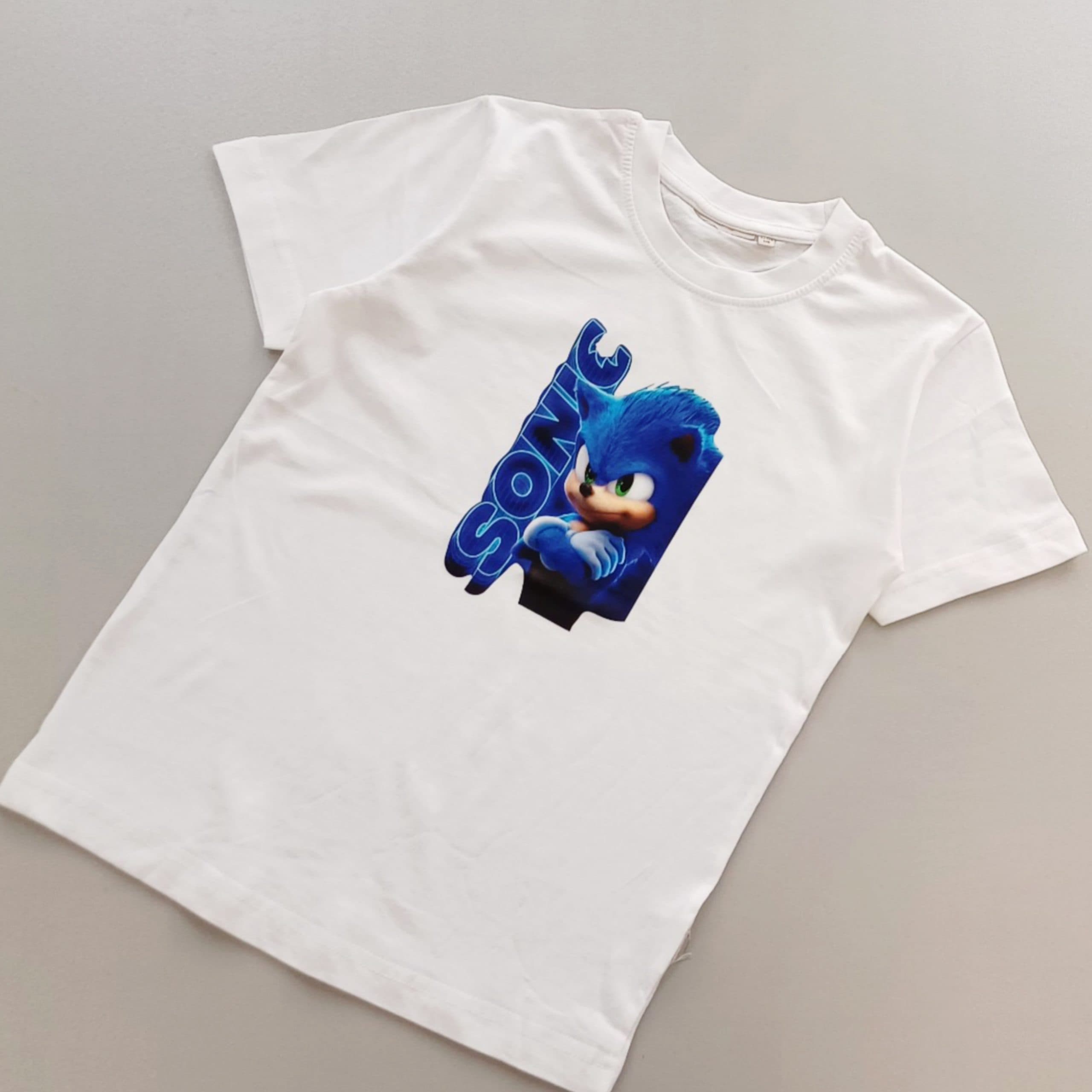 تیشرت سفید sonic — تصویر ۴