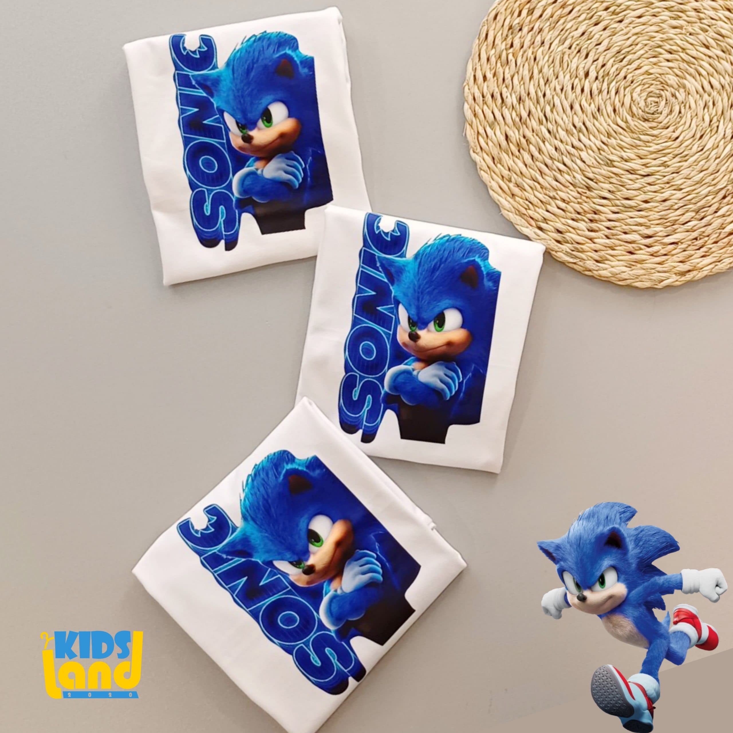 تیشرت سفید sonic — تصویر ۳
