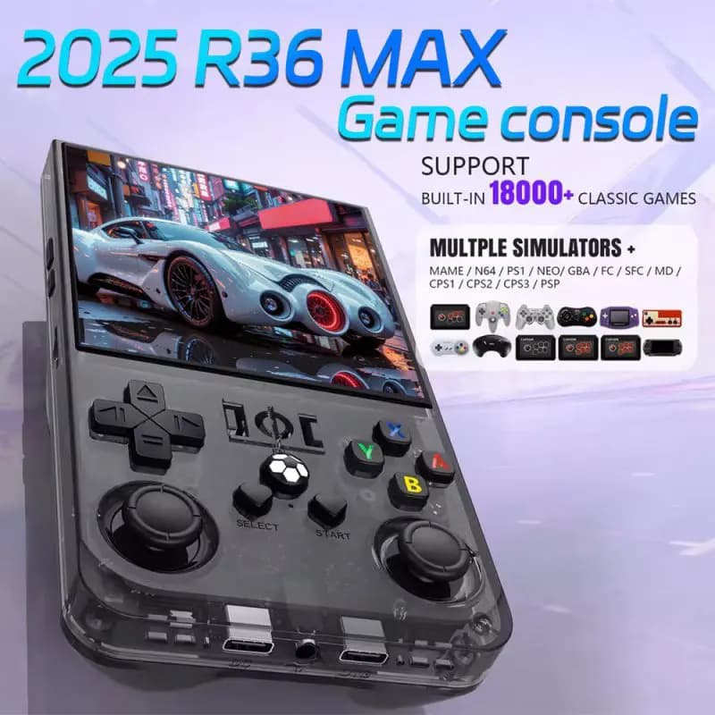 کنسول بازی دستی رترو مدل R36Max با صفحه نمایش IPS — تصویر ۵