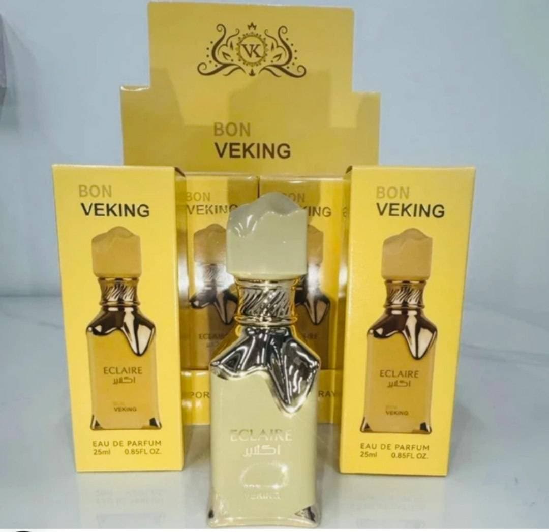 عطر ادکلن مینیاتوری 25 میل ویکینگ VRKING مدل اکلایر ECLAIRE — تصویر ۲