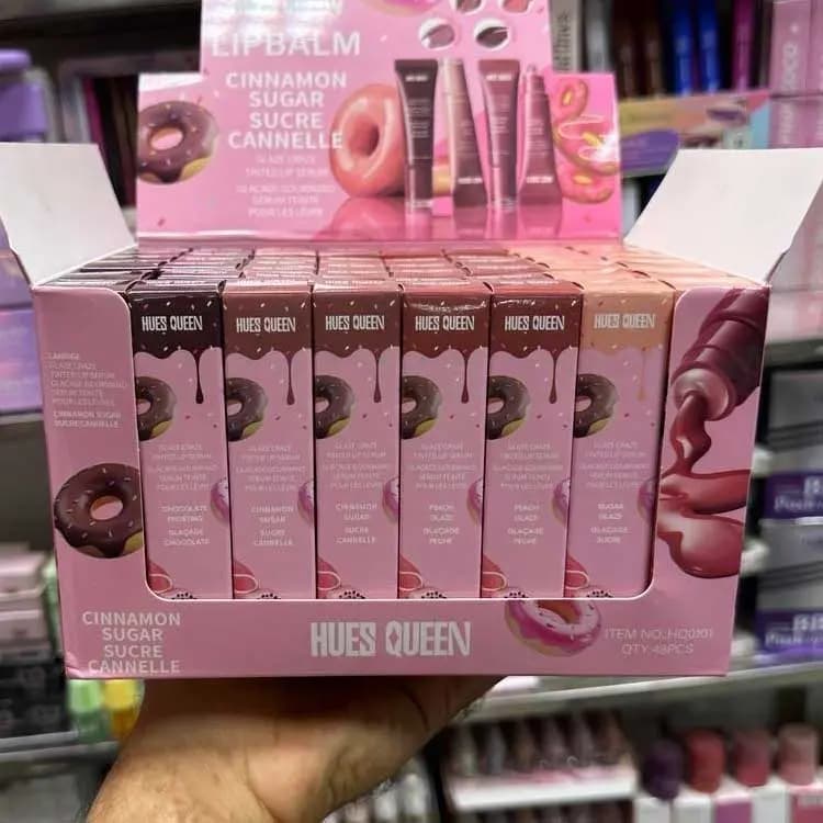لیپ گلس دوناتی HUES QUEEN ۴ رنگ محبوب — تصویر ۷