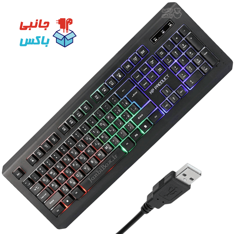 کیبورد گیمینگ XP مدل 9100G ا Xp Product Wire keyboard model 9100G — تصویر ۴