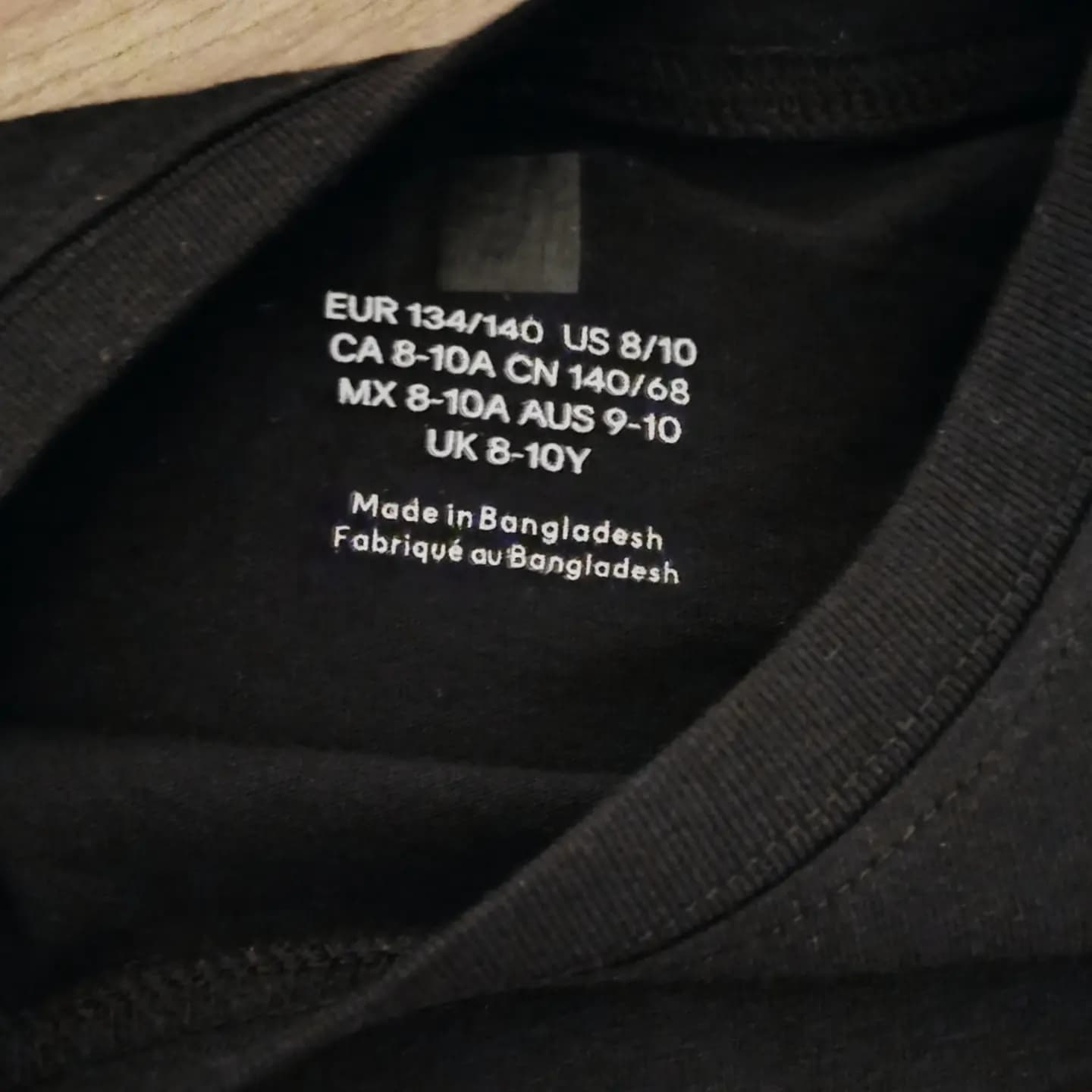 تیشرت مشکی گیم h&m — تصویر ۵