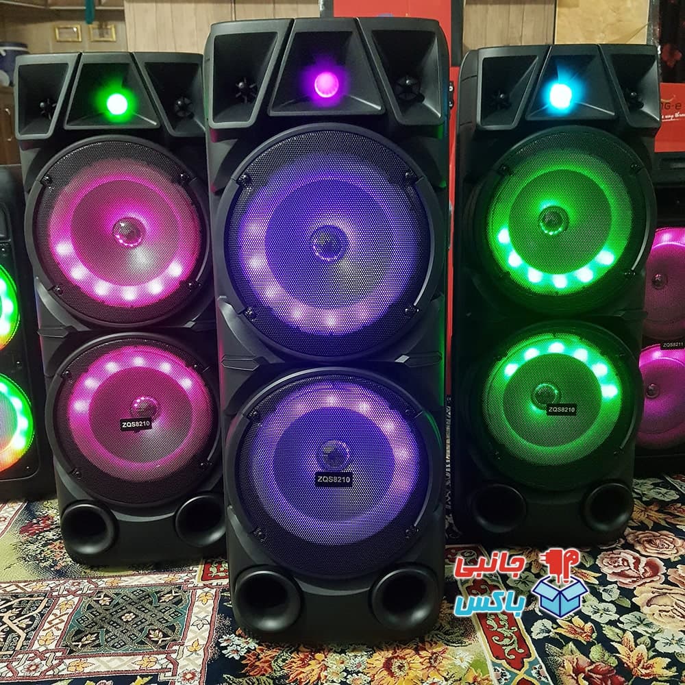 اسپیکر بلوتوثی قابل حمل ZQS 8210 — تصویر ۵