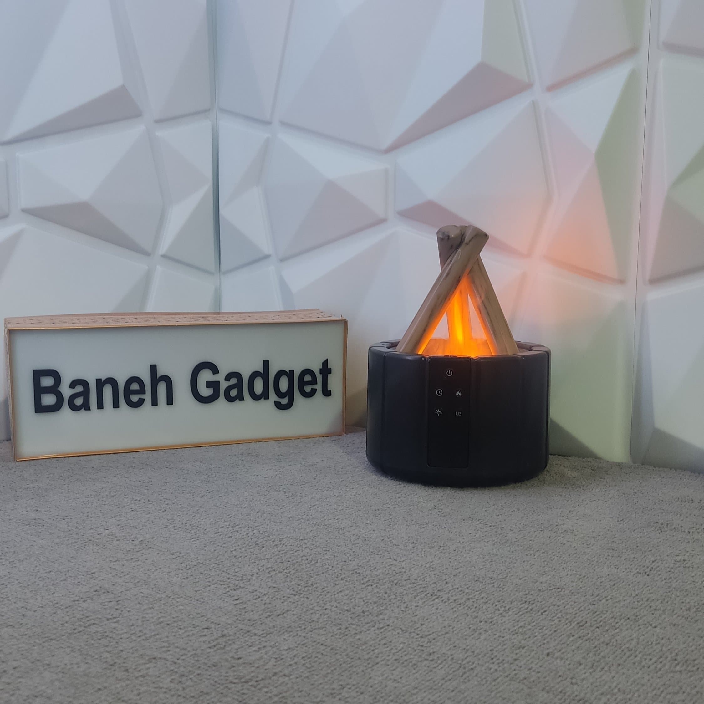 دستگاه بخور سرد و رطوبت ساز Bonfire H9 طرح هیزم اورجینال — تصویر ۳