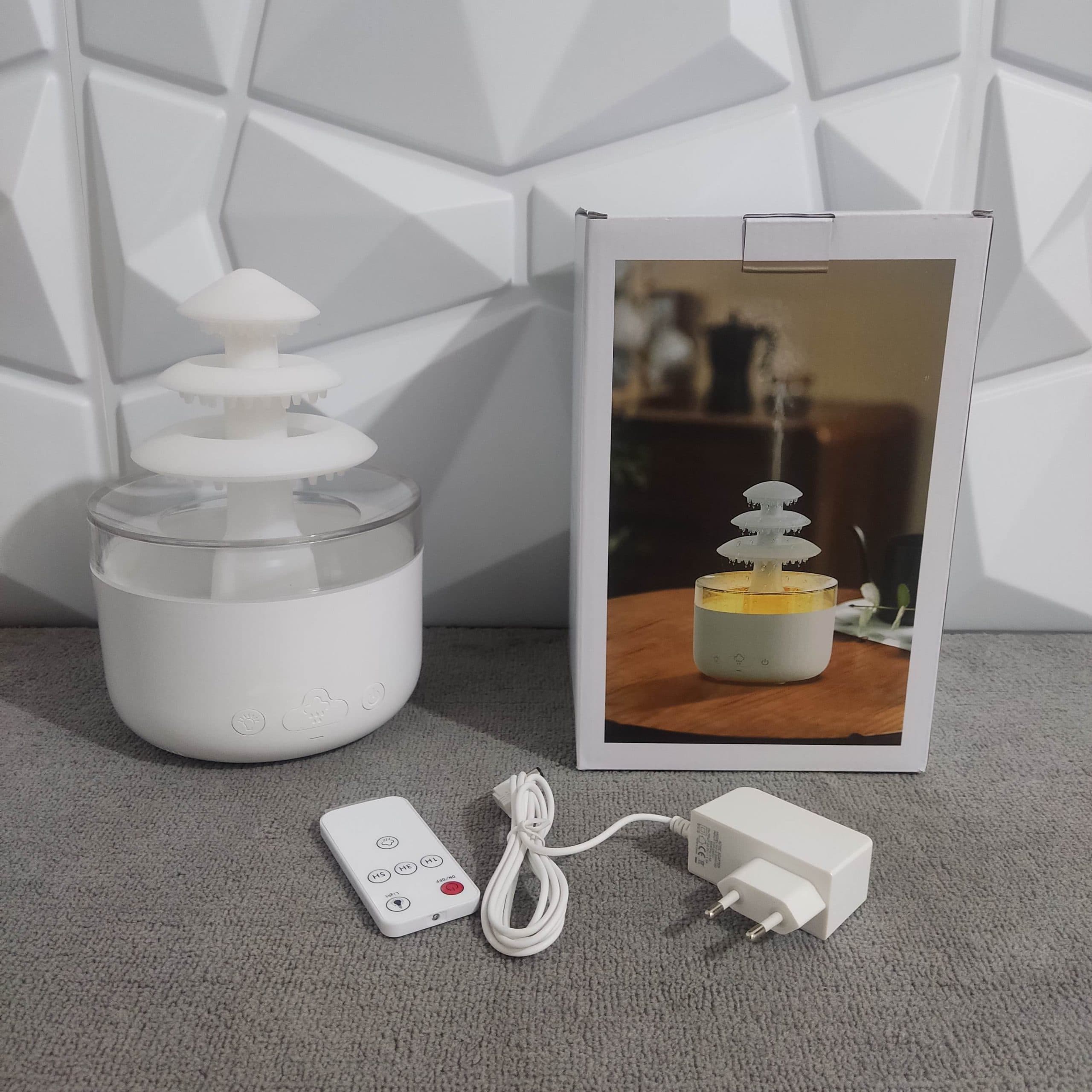 بخور و چراغ خواب بارانی سه طبقه Humidifier 3-Layer Rain Cloud Humidifier — تصویر ۳
