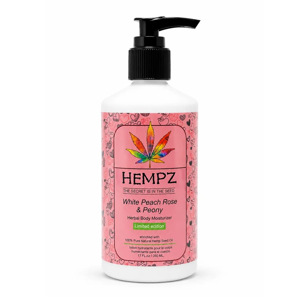 افتر سولار همپ مدل WHITE PEACH ROSE حجم 350 میل — تصویر ۴
