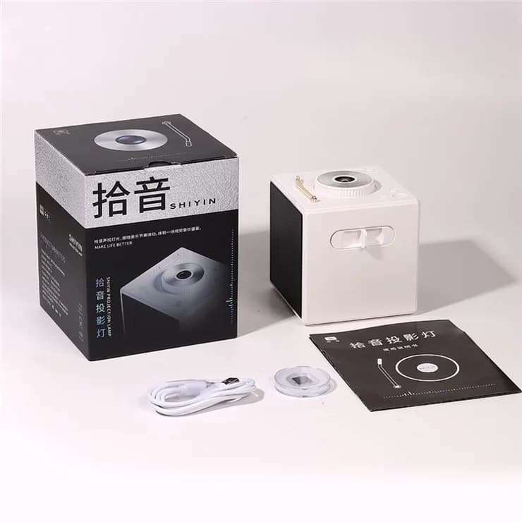 چراغ خواب و اسپیکر پروژکتور کهکشانی Shiyin مدل K-1206 اورجینال — تصویر ۵