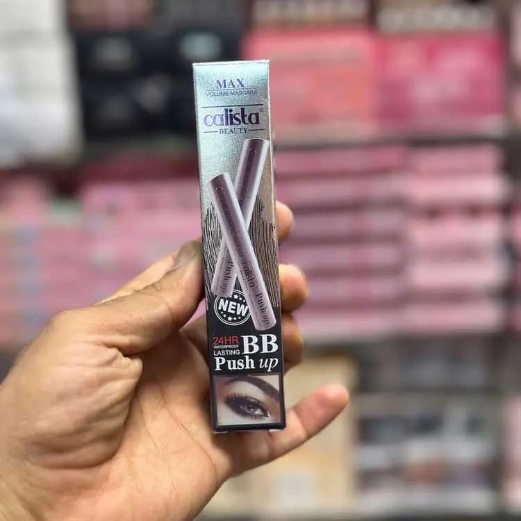 ریمل کالیستا اصلی BBMAX PUSH UP( پوکه نقره ای ) تاریخ 2029