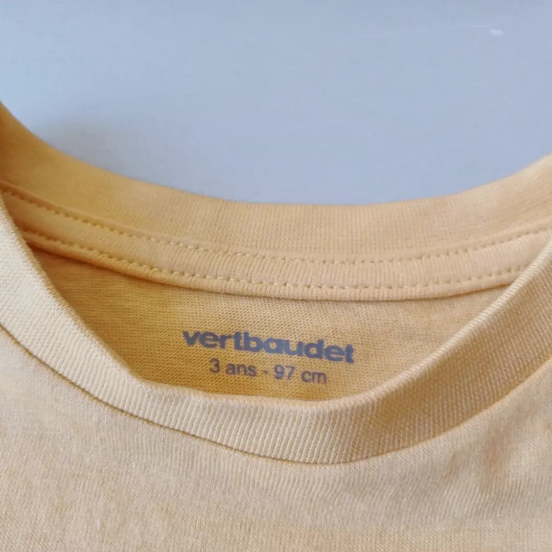 تیشرت خردلی vertbaudet — تصویر ۱۰