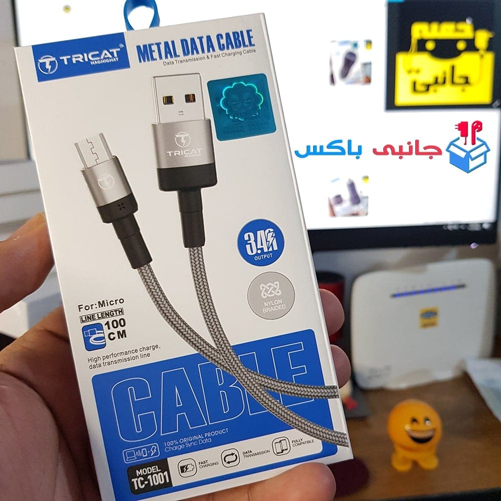 کابل تبدیل USB به میکرو مدل TC-1001 سیم شارژ و دیتا — تصویر ۲