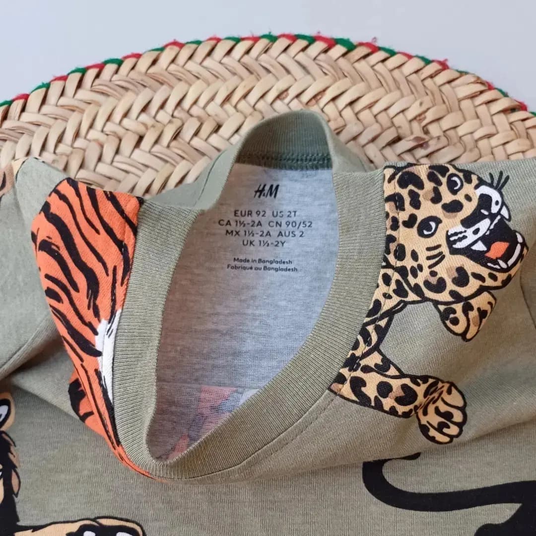 تیشرت طرح حیوانات H&M — تصویر ۱۱