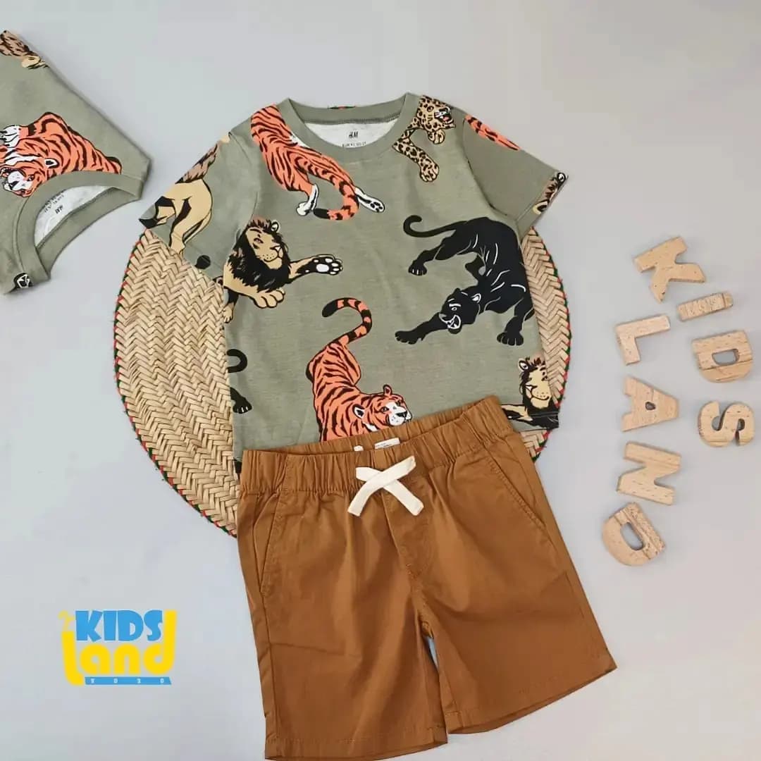 تیشرت طرح حیوانات H&M — تصویر ۷