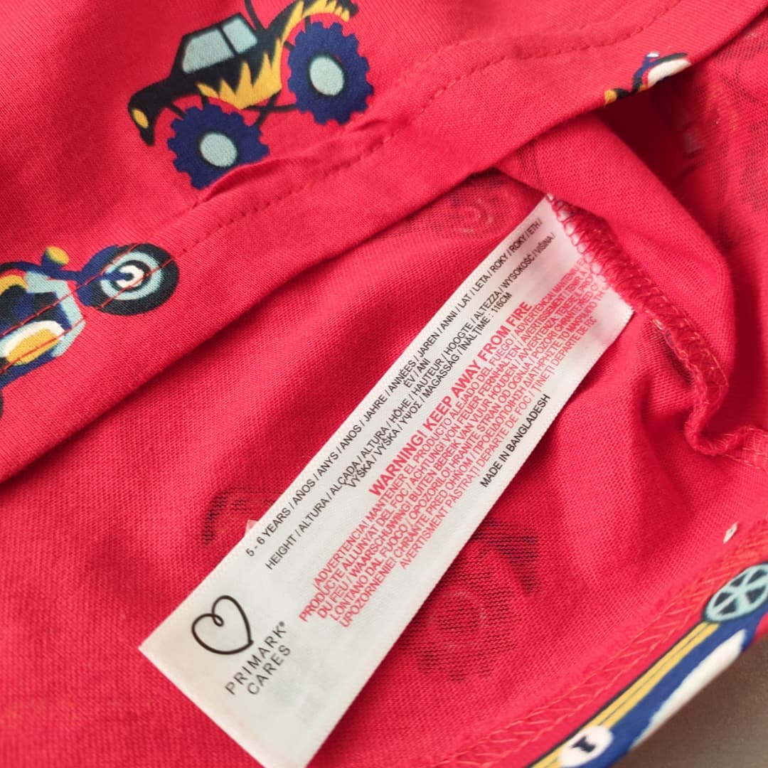 بلوز قرمز ماشینی PRIMARK — تصویر ۵