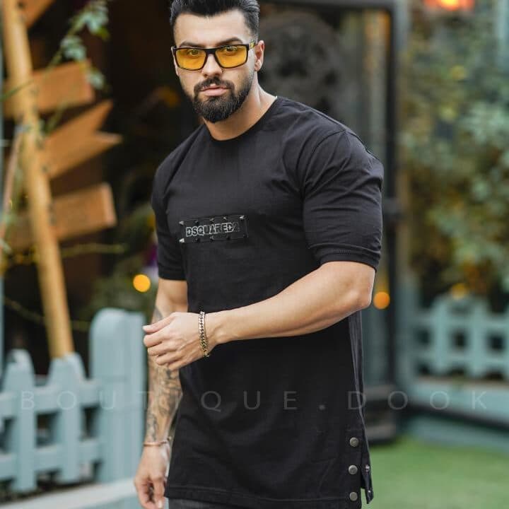 تیشرت DSQUARED مشکی — تصویر ۳