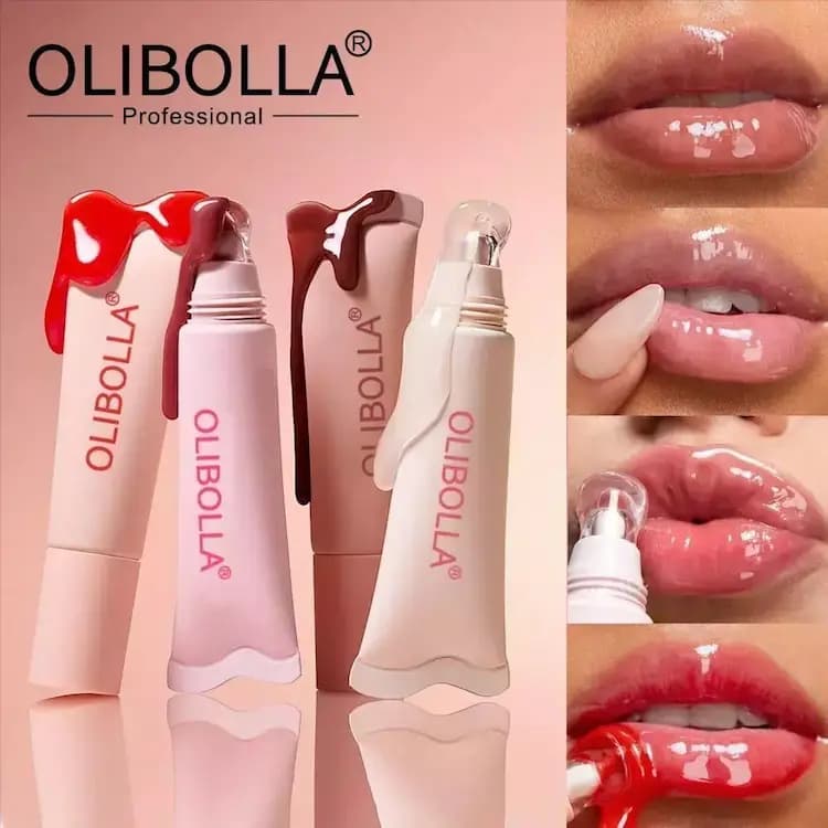 لیپ گلس حرارتی OLIBOLLA💄| لبهایی براق، حجیم و وسوسهانگیز — تصویر ۲