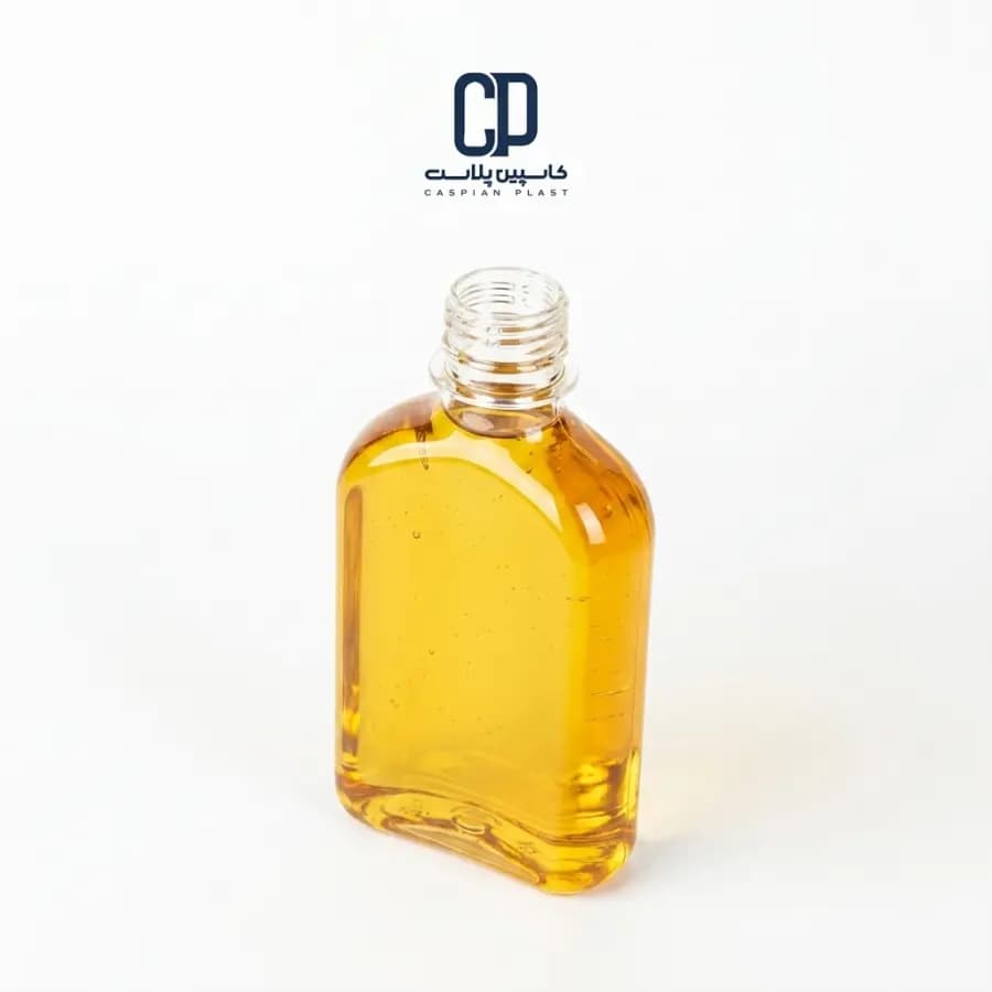 بطری 250 سی سی کتابی شفاف دارویی 25 گرم