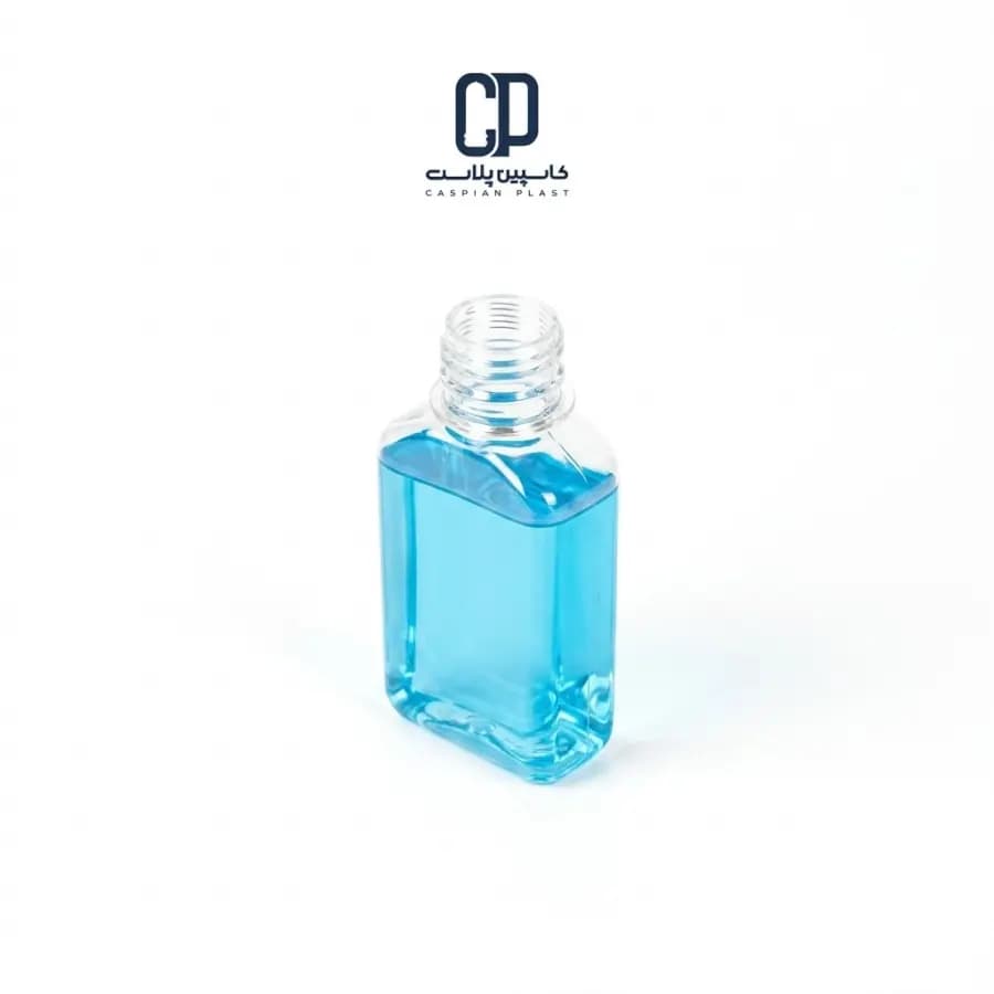 بطری 120 سی سی کتابی شفاف دارویی 17 گرم — تصویر ۳