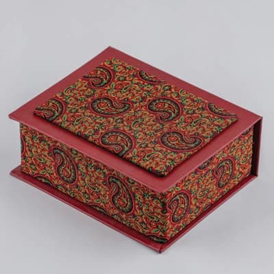 گز آنتیک جعبه کادویی ترمه کوچک 40 درصد مغز پسته