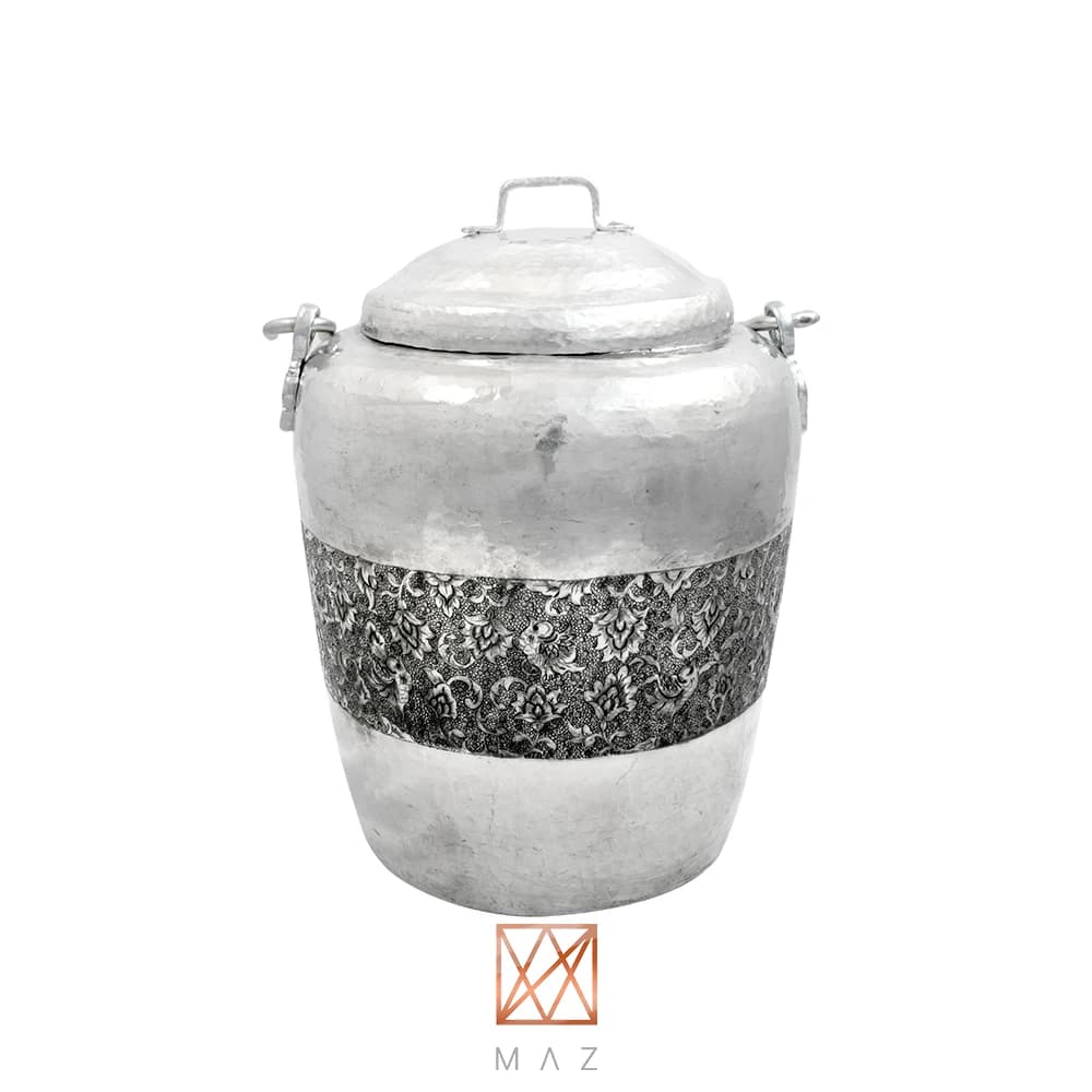 دیزی خوری مسی قلمزنی — تصویر ۲