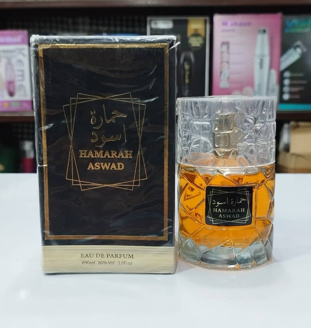 عطر ادکلن ادو پرفیوم حمارة اسود (مشابه خمره) HAMARAH ASWAD اماراتی 100 میل — تصویر ۹