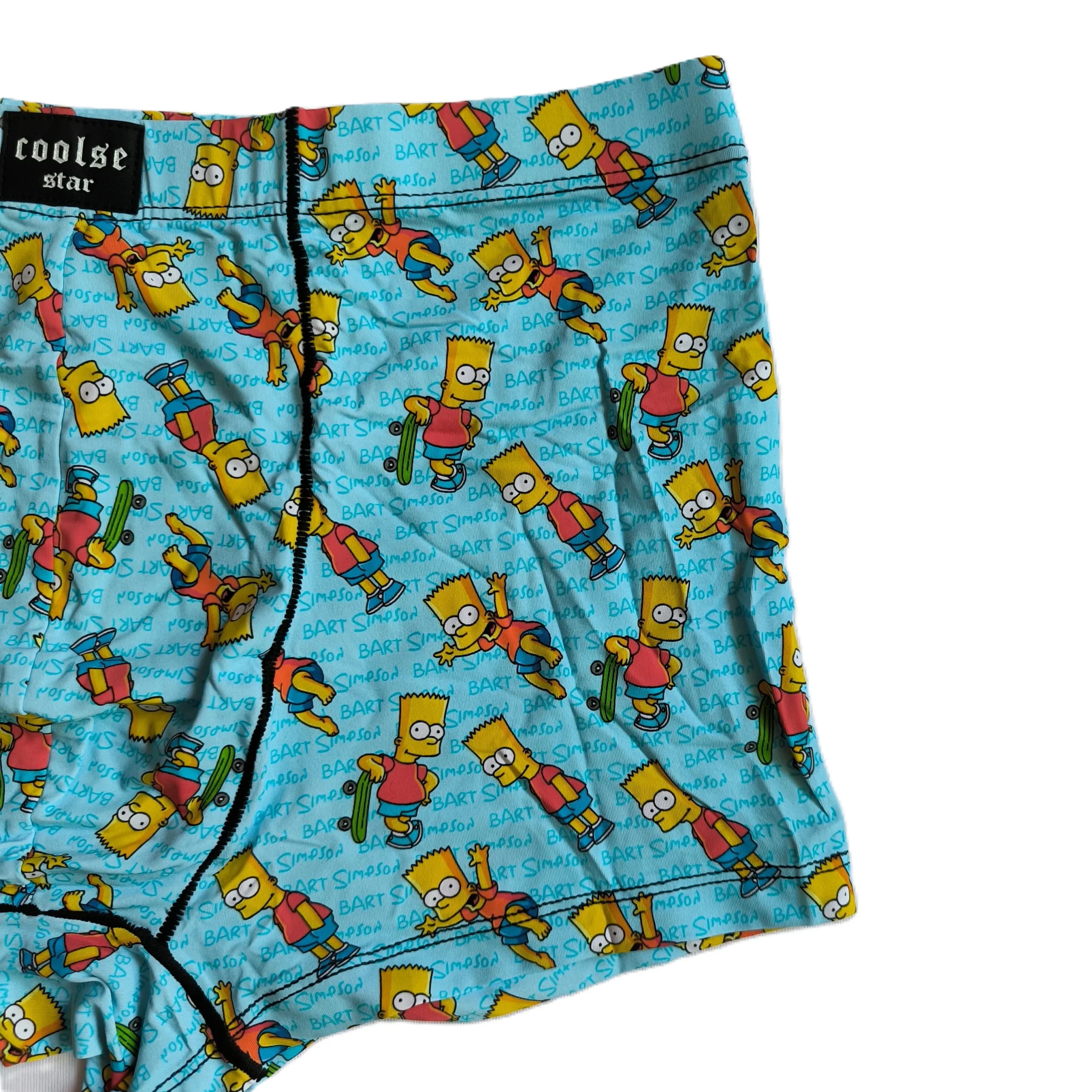 شورت کولسی مردانه مدل نیم پا طرح فانتزی Bart Simpson — تصویر ۵