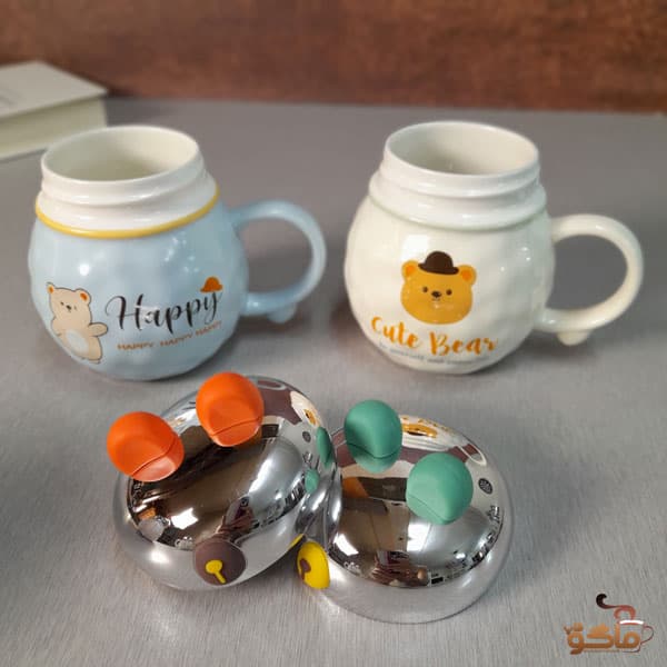 ماگ خرس گوش سیلیکونی — تصویر ۸