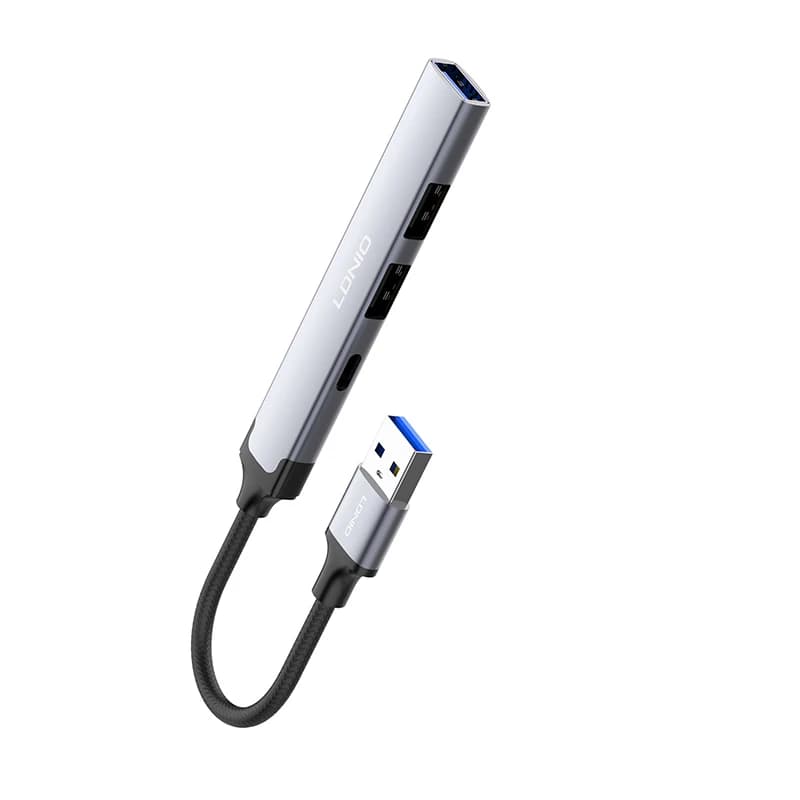 هاب 4 پورت USB-A الدینیو مدل DS-44C — تصویر ۲