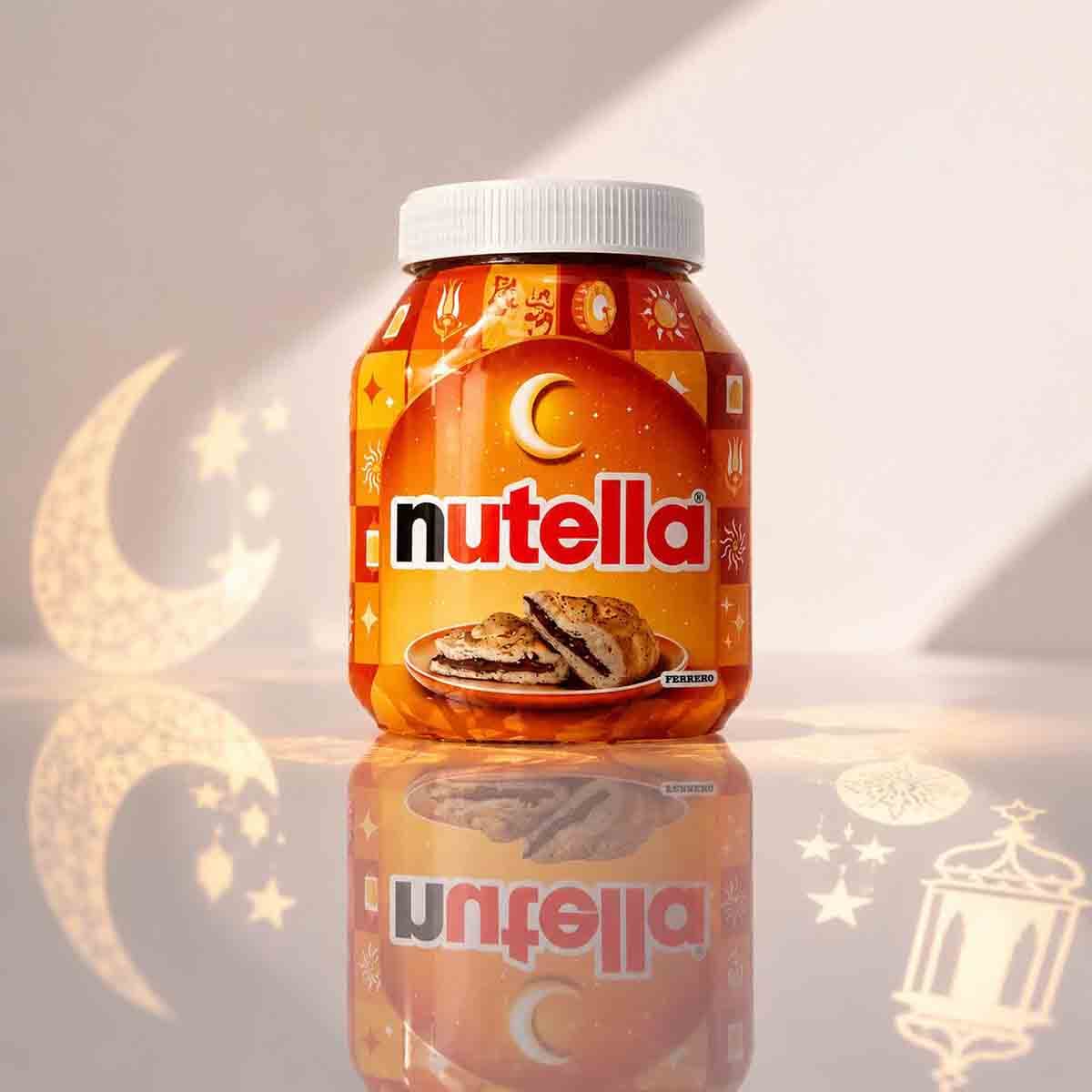 شکلات صبحانه نوتلا ۱ کیلویی (ترکیه) – (Nutella Hazelnut Cocoa Spread 1 kg) — تصویر ۵