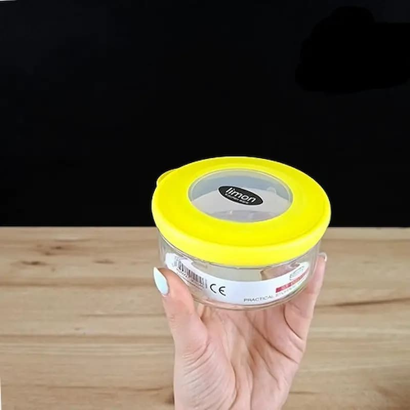 بانکه شیشه ای 160 میلی لیتر لیمون کد 2497 — تصویر ۶