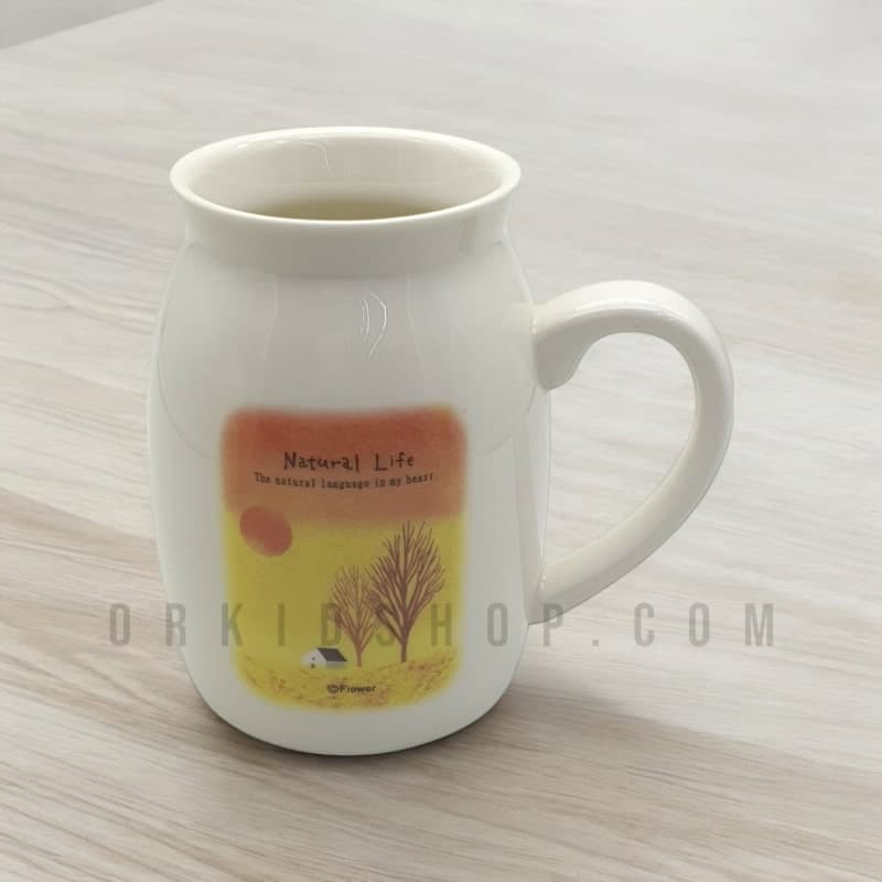 ماگ خمره ای براق طرح پاییز — تصویر ۵
