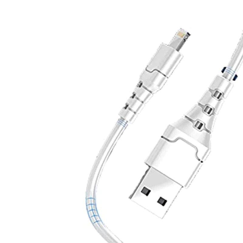 کابل آیفون آسپور مدل ASPOR A081 – USB‑A to iPhone – شدت جریان 5A – طول 1 متر — تصویر ۴