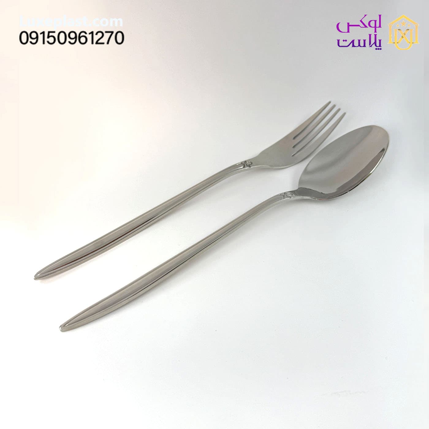 قاشق چنگال 6 نفره یونیک مدل باریک کد 5810