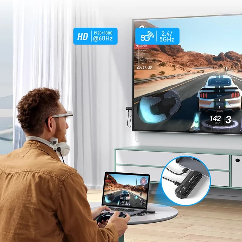 HDMI هوشمند بی‌سیم – انتقال تصویر بدون سیم P20 — تصویر ۶
