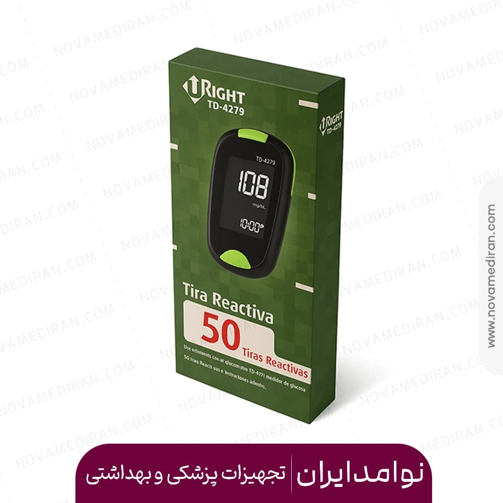 نوار تست قند یورایت سبز — تصویر ۳