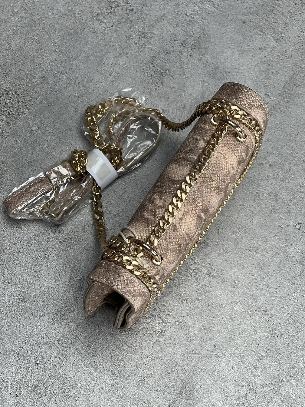 مینی بگ پوستماری اورجینال زنانه برند SIX آلمان مدل Snake Chain — تصویر ۲