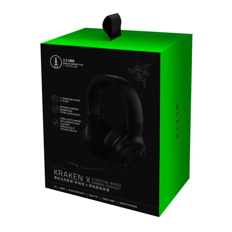 هدست مخصوص بازی ریزر مدل Kraken X Essential دو گوشی — تصویر ۸