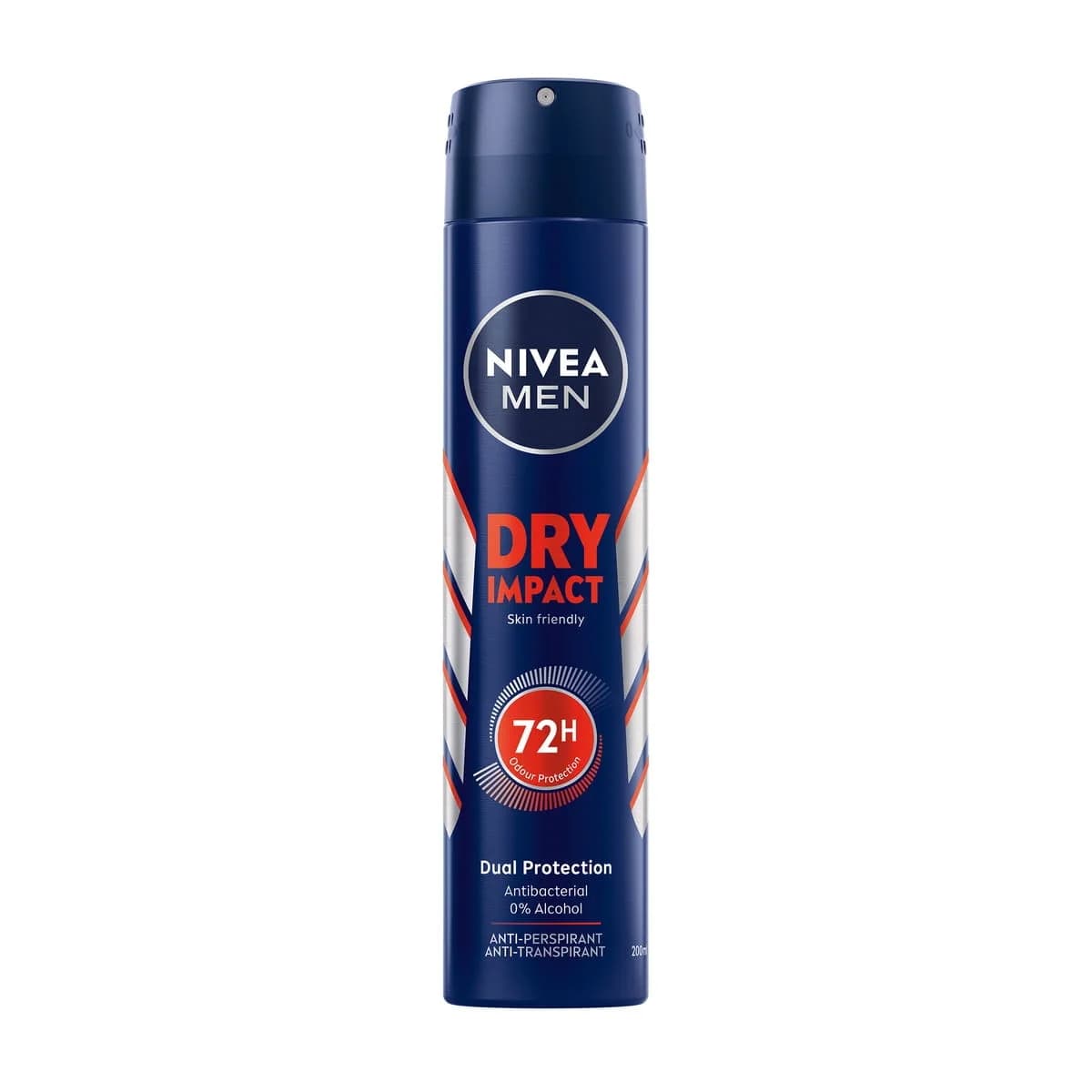 اسپری دئودرانت مردانه نیوا Nivea مدل dry impact حجم 200 میل